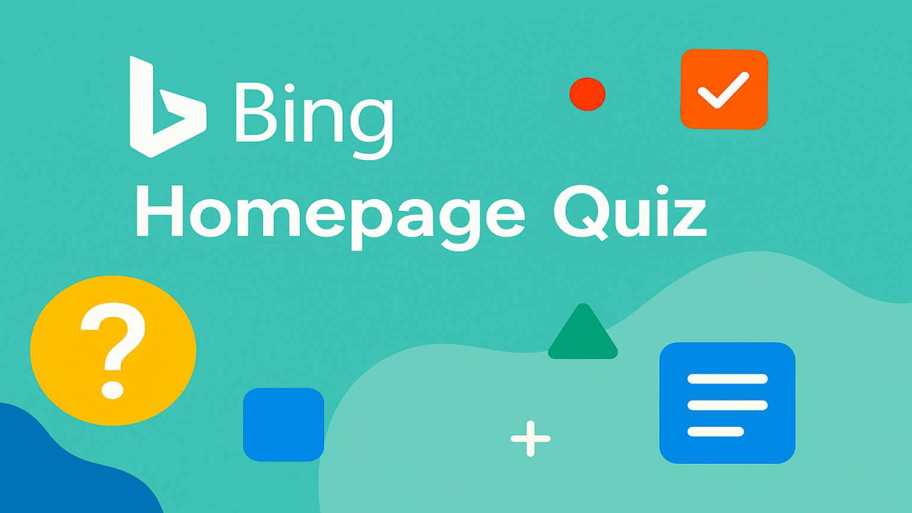 United States Quiz Game | Bing Homepage Style Trivia & State Facts