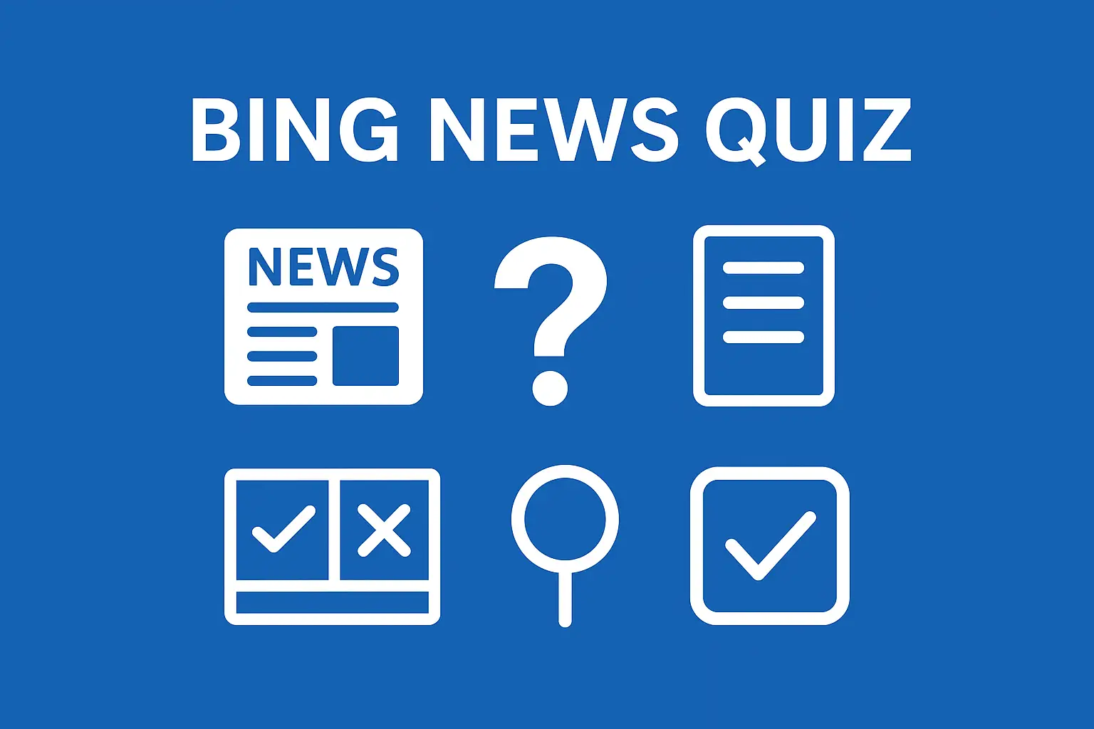 Screenshot of Bing News Quiz showing trending news and pop culture questions